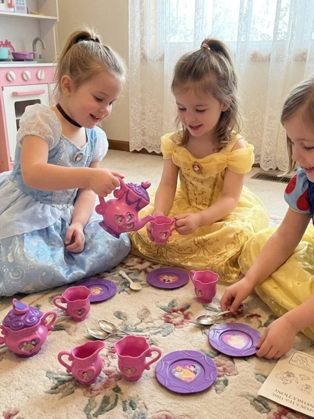 Vintage Y2K Disney Princess Once Upon a Tea Time Play Set